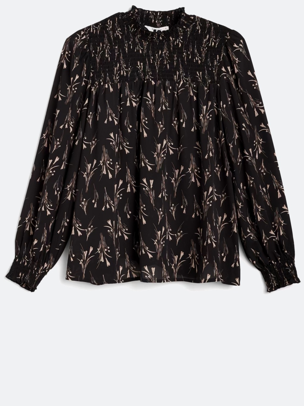 Fun2Fun Gianna High Neck Floral Blouse – Size XXL